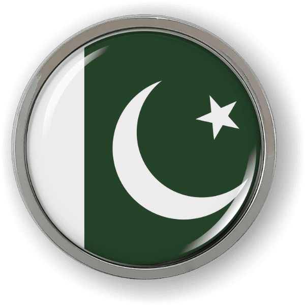 Pakistan - Flag - Country Emblem